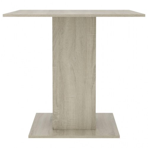 Spisebord 80 x 80 x 75 cm spånplade sonoma-eg