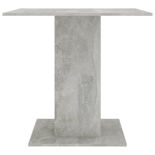 Spisebord 80 x 80 x 75 cm spånplade betongrå