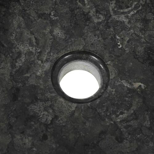Håndvask 40x12 cm marmor sort