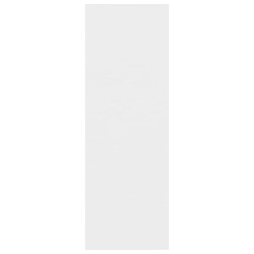 Bogskab/skænk 66x30x97,8 cm spånplade hvid højglans