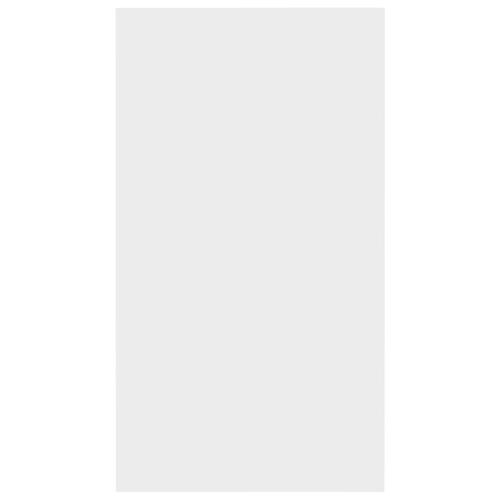 Bogskab/skænk 66x30x97,8 cm spånplade hvid højglans