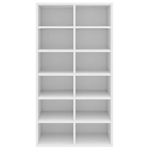 Skoreol 54x34x100,5 cm konstrueret træ hvid