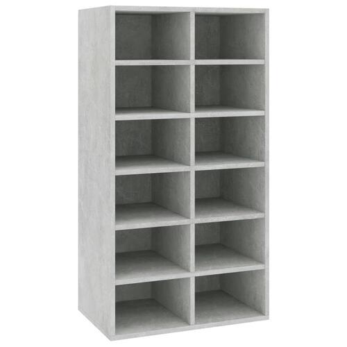 Skoreol 54x34x100,5 cm konstrueret træ betongrå