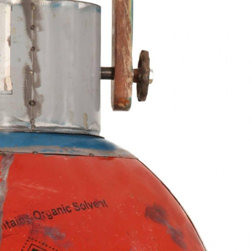 Industriel hængelampe 40 cm E27 25 W flerfarvet rund