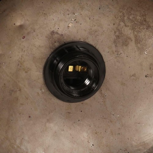 Industriel hængelampe 40 cm E27 25 W flerfarvet rund