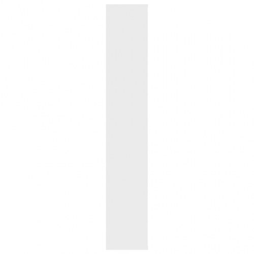 Rumdeler/bogreol 100x24x140 cm konstrueret træ hvid