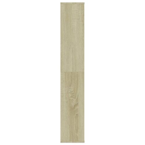 Rumdeler/bogreol 100x24x140 cm konstrueret træ sonoma-eg