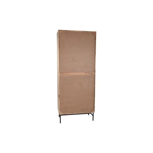 Display Stand 80 x 40 x 197 cm Krystal Aluminium Akacie