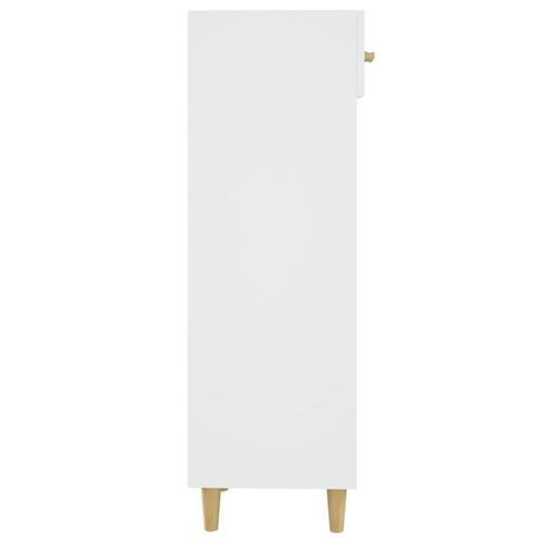 Skoreol 30x35x105 cm konstrueret træ hvid