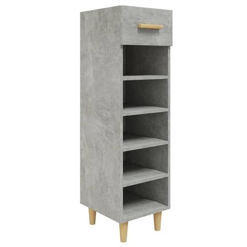Skoreol 30x35x105 cm konstrueret træ betongrå