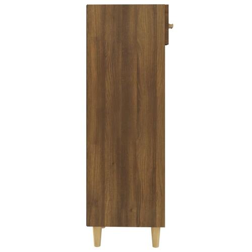 Skoreol 30x35x105 cm konstrueret træ brun egetræsfarve