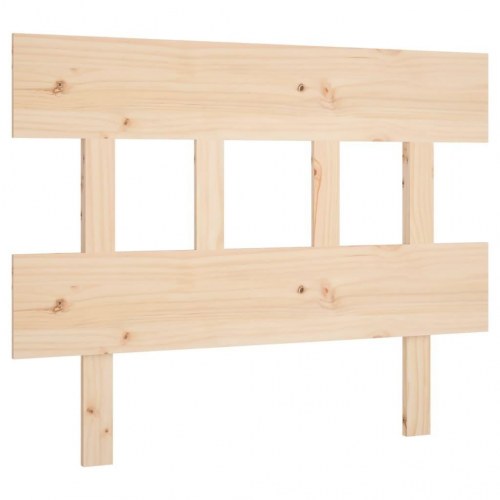 Sengegavl 93,5×3×81 cm i massivt fyrretræ - natur
