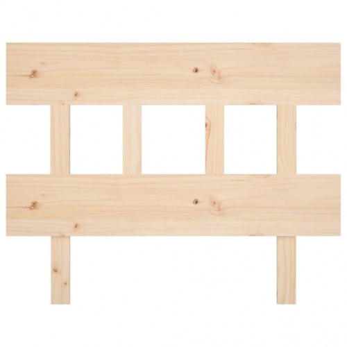Sengegavl 93,5×3×81 cm i massivt fyrretræ - natur