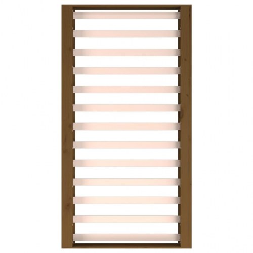 Sengeramme 75x190 cm Small Single massivt træ gyldenbrun