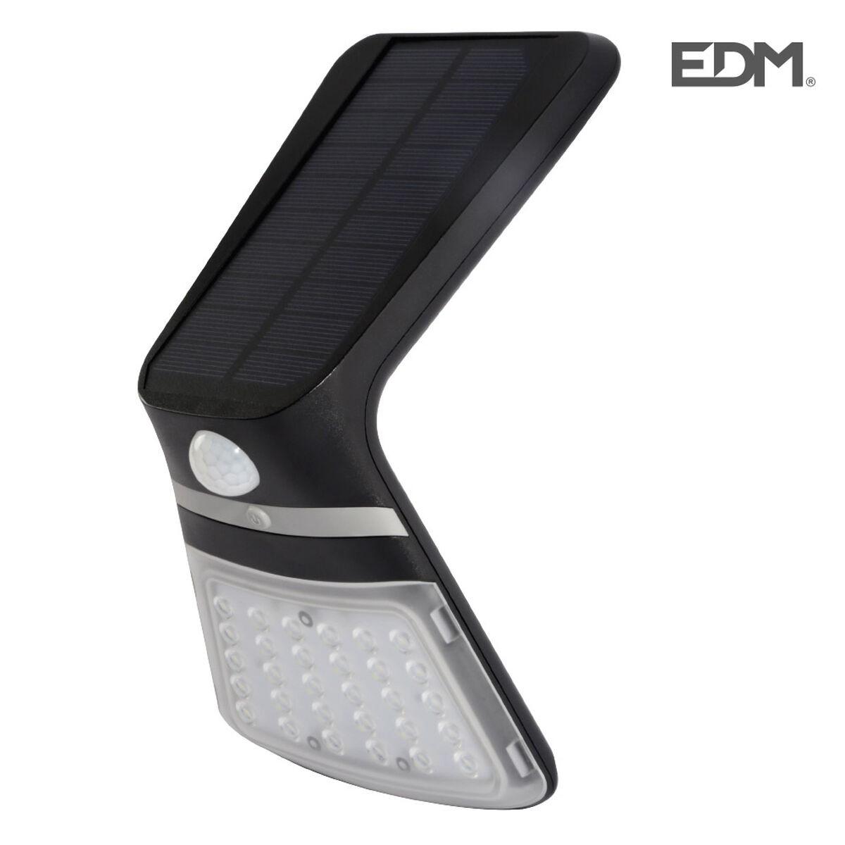 EDM Lampeskærm 31842 - Sort polypropylen, solcelledrevet LED