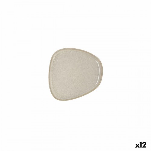 Bidasoa Ikonic flad tallerken, hvid keramik 14 × 13,6 cm (12 stk)