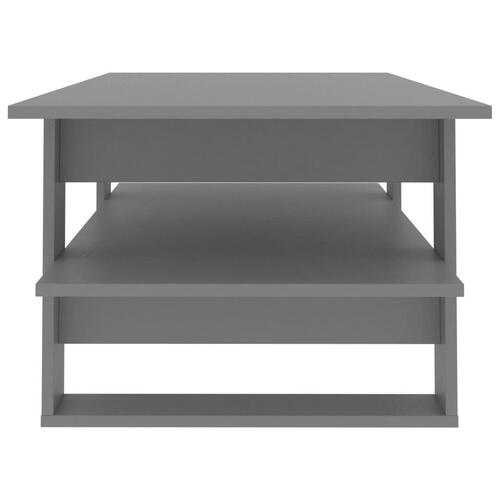 Sofabord 110x55x42 cm konstrueret træ grå