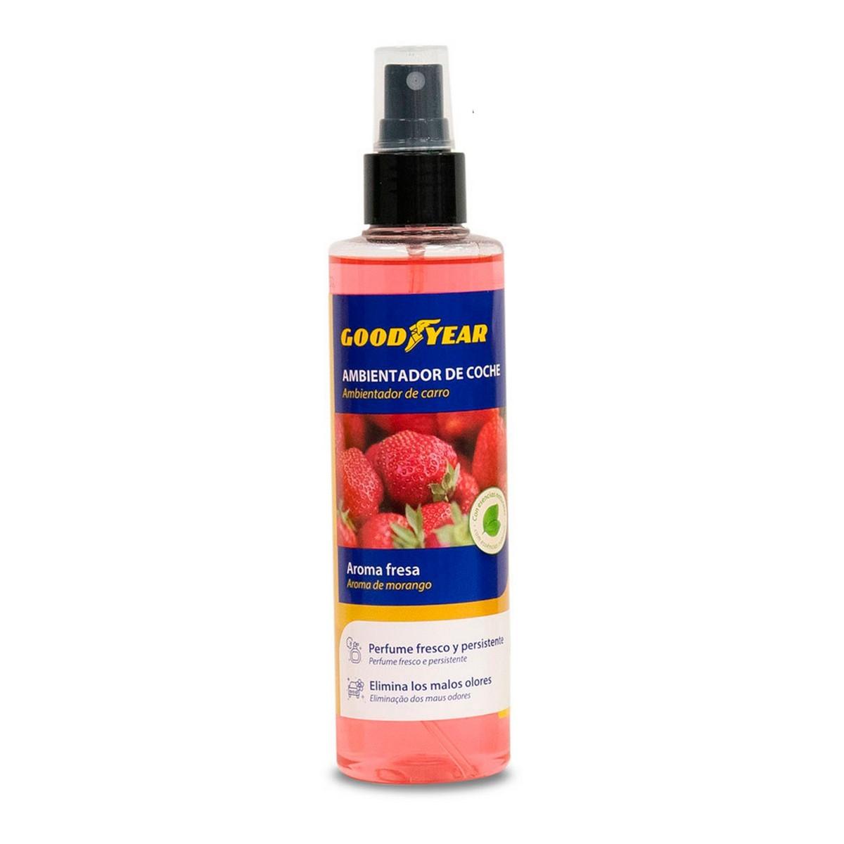Luftfrisker til bil Goodyear spray - jordbær 200 ml