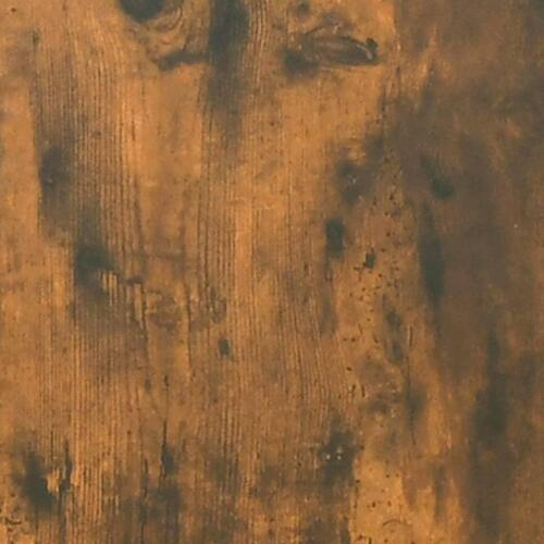 Sengebord 40x30x30 cm konstrueret træ røget egetræsfarve