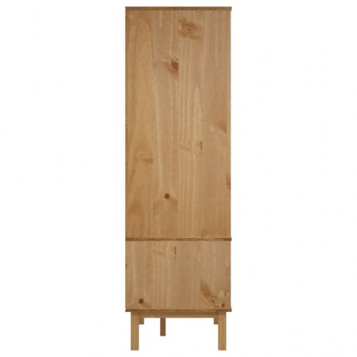 Tøjskab OTTA 76,5x53x172 cm massivt fyrretræ