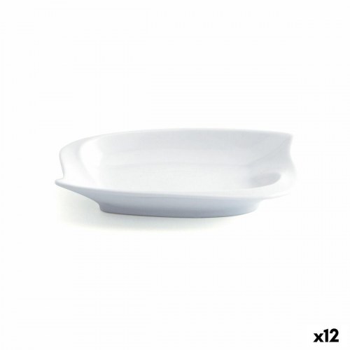 Gastro Fun assietter Small hvid keramik 15,5 × 10 cm - 12 stk.