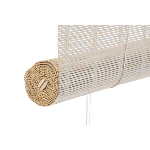 Rullegardiner Fernisering Hvid Bambus 120 x 2 x 230 cm