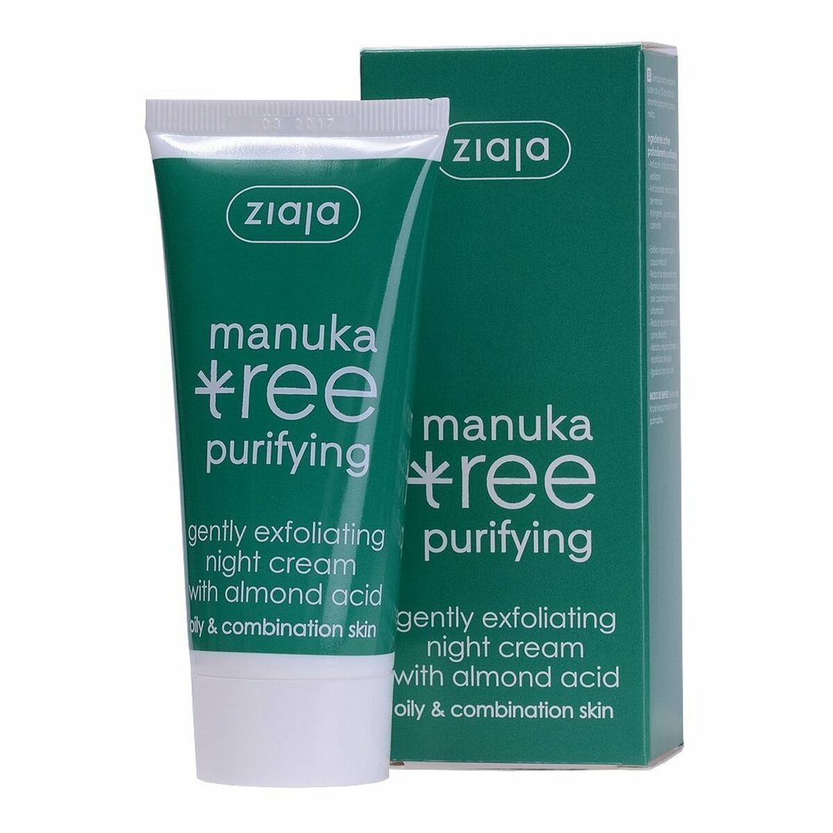 Natcreme til ansigt - Ziaja Manuka, 50 ml