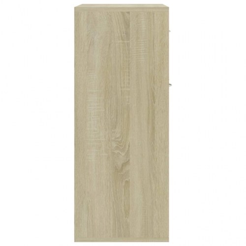 Skænk 60×30×75 cm i konstrueret træ - sonoma-eg