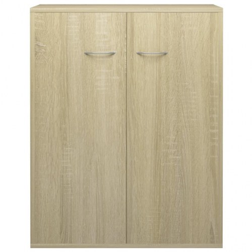 Skænk 60×30×75 cm i konstrueret træ - sonoma-eg