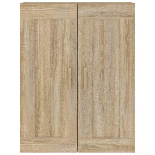 Vægskab 69,5×32,5×90 cm - konstrueret træ i sonoma-eg