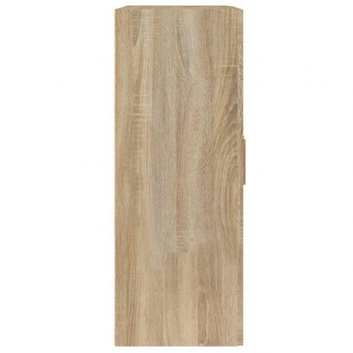 Vægskab 69,5×32,5×90 cm - konstrueret træ i sonoma-eg