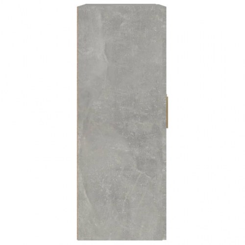 Vægskab 69,5x32,5x90 cm konstrueret træ betongrå