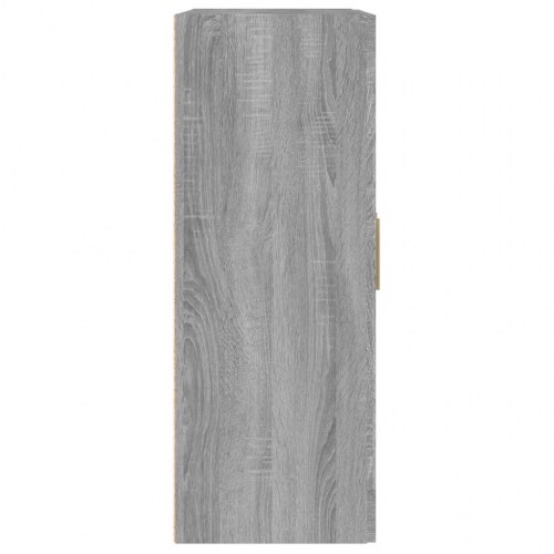 Vægskab 69,5x32,5x90 cm konstrueret træ grå sonoma-eg