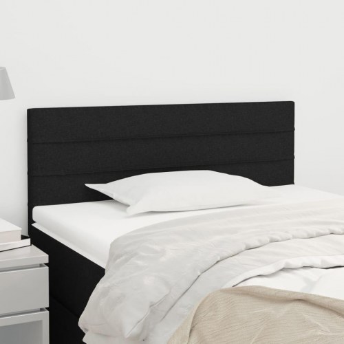 Sengegavl i stof 90 x 5 x 78/88 cm - sort