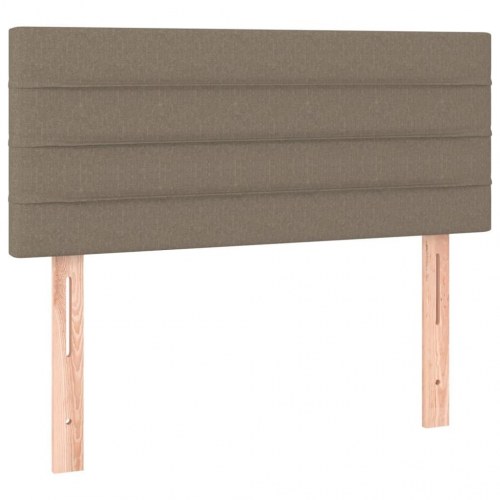 Sengegavl i stof 90 x 5 x 78/88 cm - gråbrun