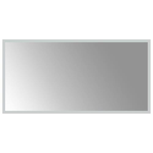 Badeværelsesspejl med LED-lys 40x80 cm