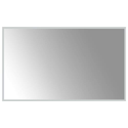 Badeværelsesspejl med LED-lys 60x100 cm