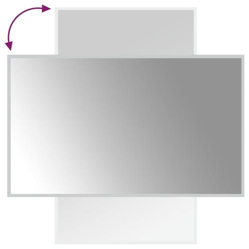 Badeværelsesspejl med LED-lys 60x100 cm