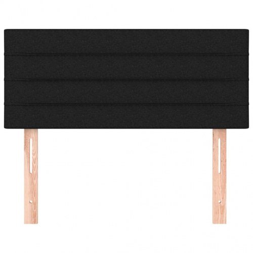 Sengegavl i stof 80 x 5 x 78/88 cm - sort