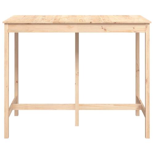 Barbord 140x80x110 cm massivt fyrretræ