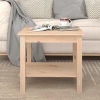 Sofabord 50x50x45 cm massivt fyrretræ