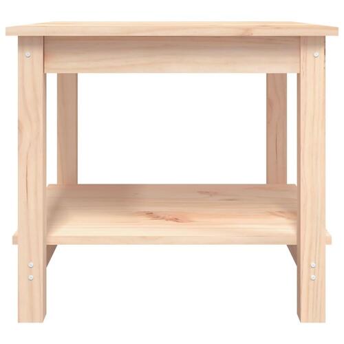 Sofabord 50x50x45 cm massivt fyrretræ