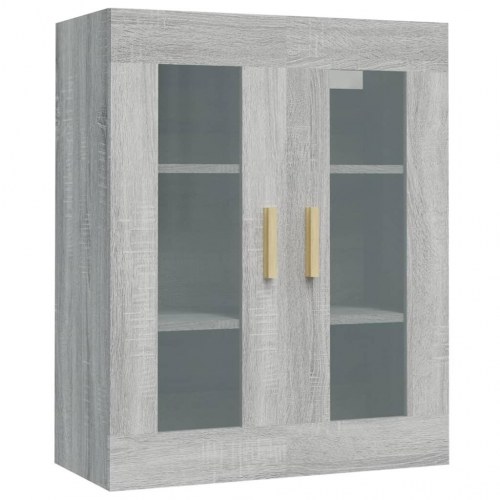 Vægskab 69,5 x 34 x 90 cm - grå sonoma-eg