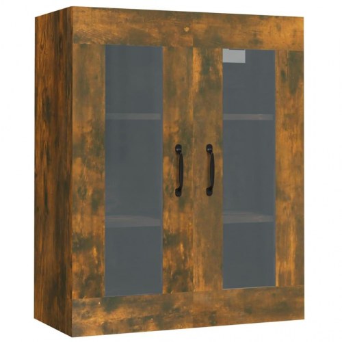Vægskab 69,5x34x90 cm røget egetræsfarve