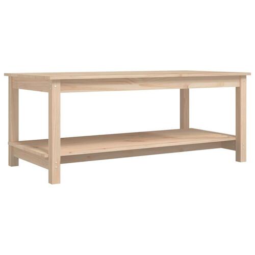 Sofabord 110x55x45 cm massivt fyrretræ