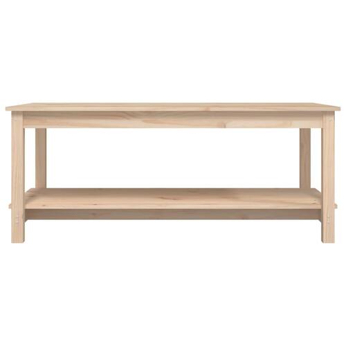 Sofabord 110x55x45 cm massivt fyrretræ