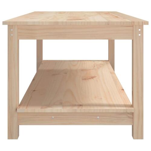 Sofabord 110x55x45 cm massivt fyrretræ