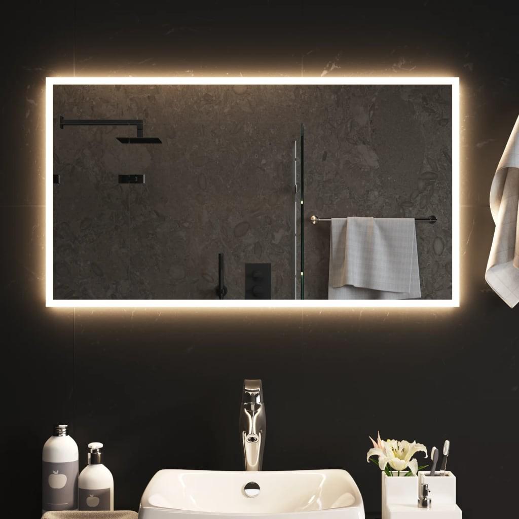 LED-badeværelsesspejl 50x90 cm