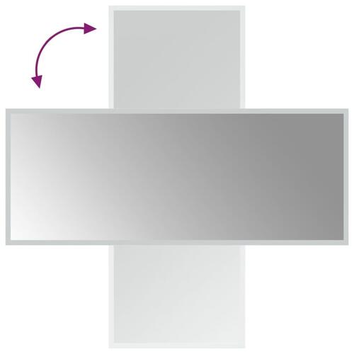 Badeværelsesspejl med LED-lys 40x100 cm