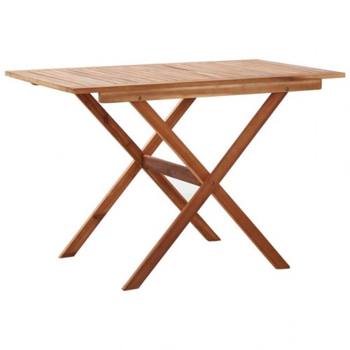 Spisebordssæt til haven 3 dele med hynder - beige